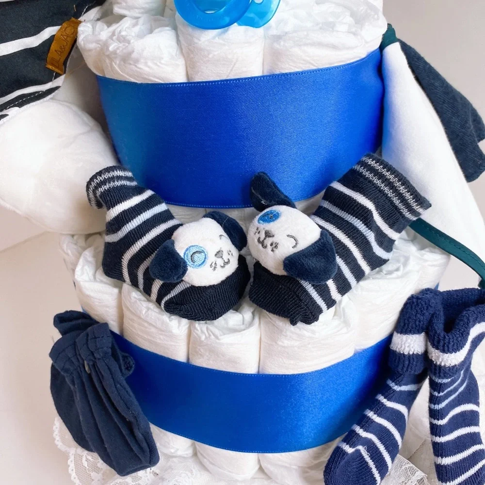 Puppy Diaper Cake, Doggy Diaper Cake